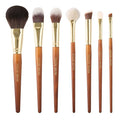 Fuller Brush Cosmetic Brush Set with Case – 7-Piece Makeup Brush Collection for Face & Eyes – Includes Powder, Foundation, Blush, Concealer, Eyeliner, Fan & Blending Brushes – Synthetic Bristles