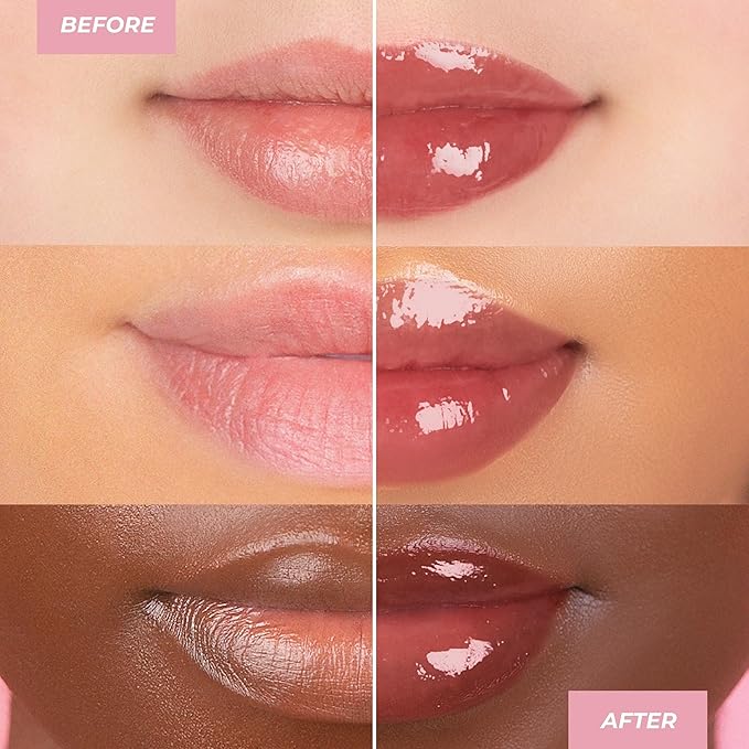 MCoBeauty Lip Plump 4-in-1 Hydrating Lacquer - Emily, Natural Mauve