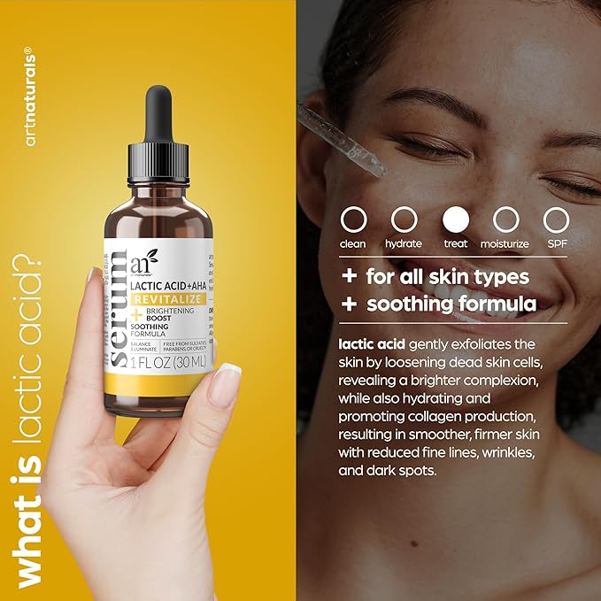 ArtNaturals Lactic Acid Face Serum, 1 oz