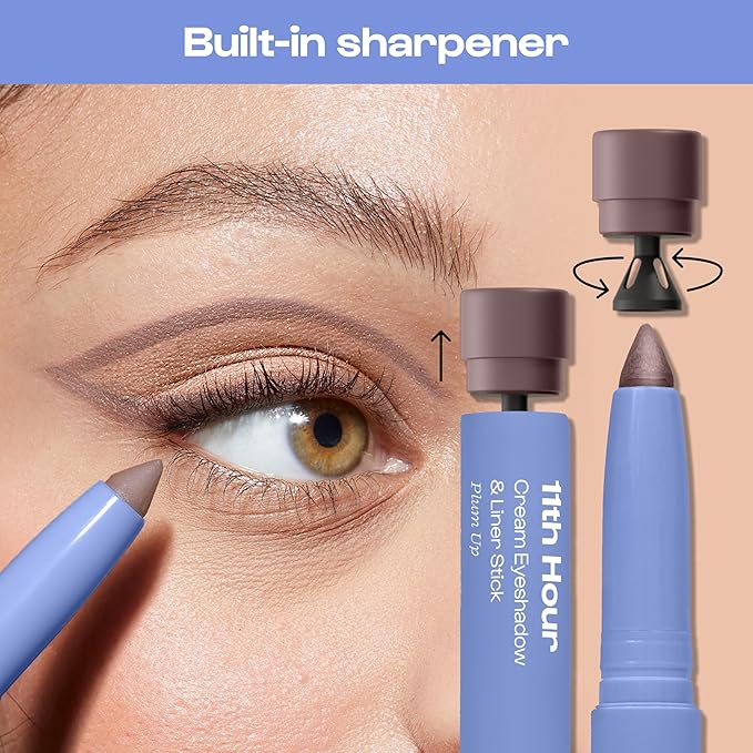 ALLEYOOP 11th Hour Cream Eyeshadow and Liner Stick, Light Pink Shimmer