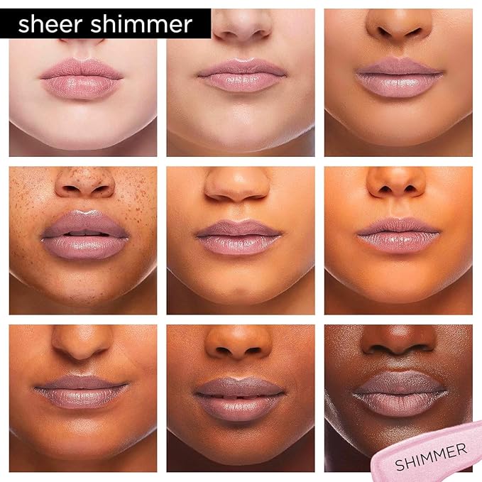 Pure Illumination Light-Up Lip Gloss with LED-Lit Applicator Brush + Side Mirror, Non-Sticky, Moisturizing Hydrating Lip Glosses with Lanolin, Jojoba Oil, & Vitamin E, Shimmer