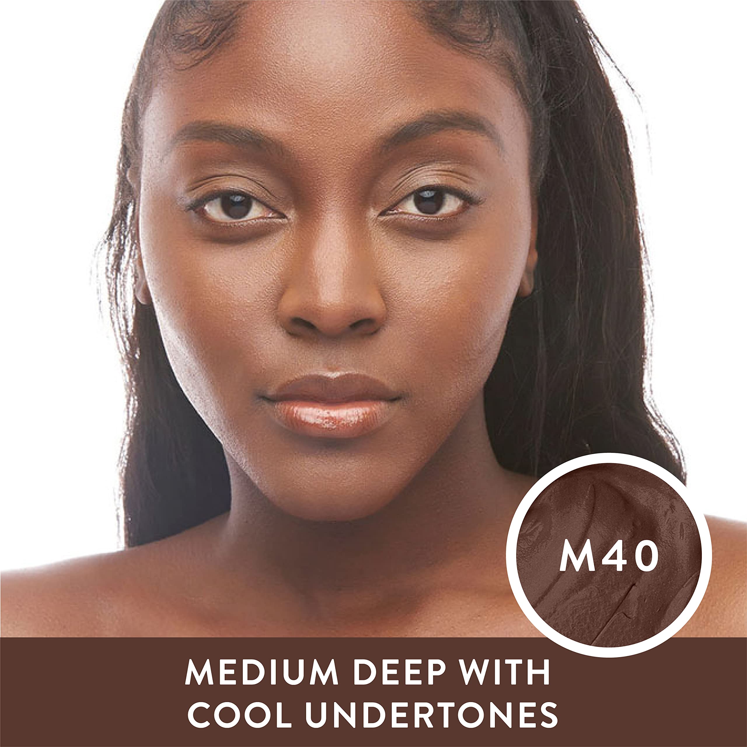 Mented Cosmetics Stick Foundation Make Up, Vegan and Cruelty Free, M40