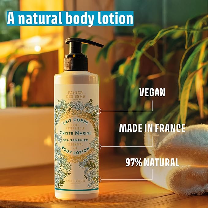 Panier des Sens Sea Samphire Body & Hand Lotion Pump, 8.45 fl oz