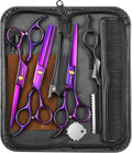 Wenshall Hair Cutting Scissors Professional 6.89 inch Barber Scissors Multifunctional Salon Thinning Scissors Straight Shears Tools for Mother Father Friends' Christmas Gift