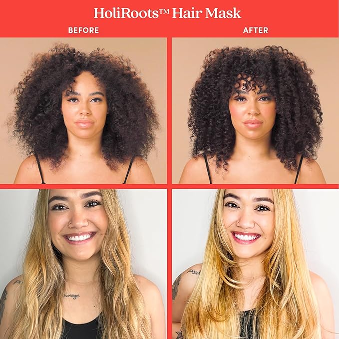 Fable & Mane Intense Hydration Hair Mask 237ml / 8fl oz, For Frizzy, Dry, Damaged Hair. Treatment Repairs and Softens with Shea Butter and Coconut
