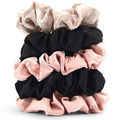 Kitsch Satin Scrunchies for Women | For All Hair Types - Assorted, 5pcs