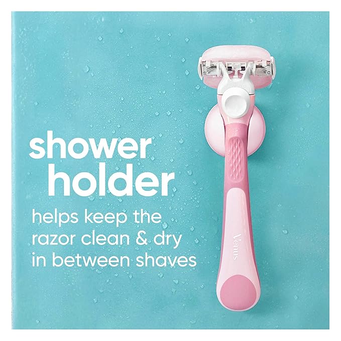 Gillette Venus ComfortGlide White Tea Women's Razor 1 Handle + 4 Blade Refills
