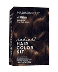 Madison Reed Radiant Hair Color Kit - 100% Gray Coverage for Resistant Grays, 4.5NNN Darkest Brown with Warm Tones (Barletta Brown) | PPD-Free & Ammonia-Free, 1 Pack