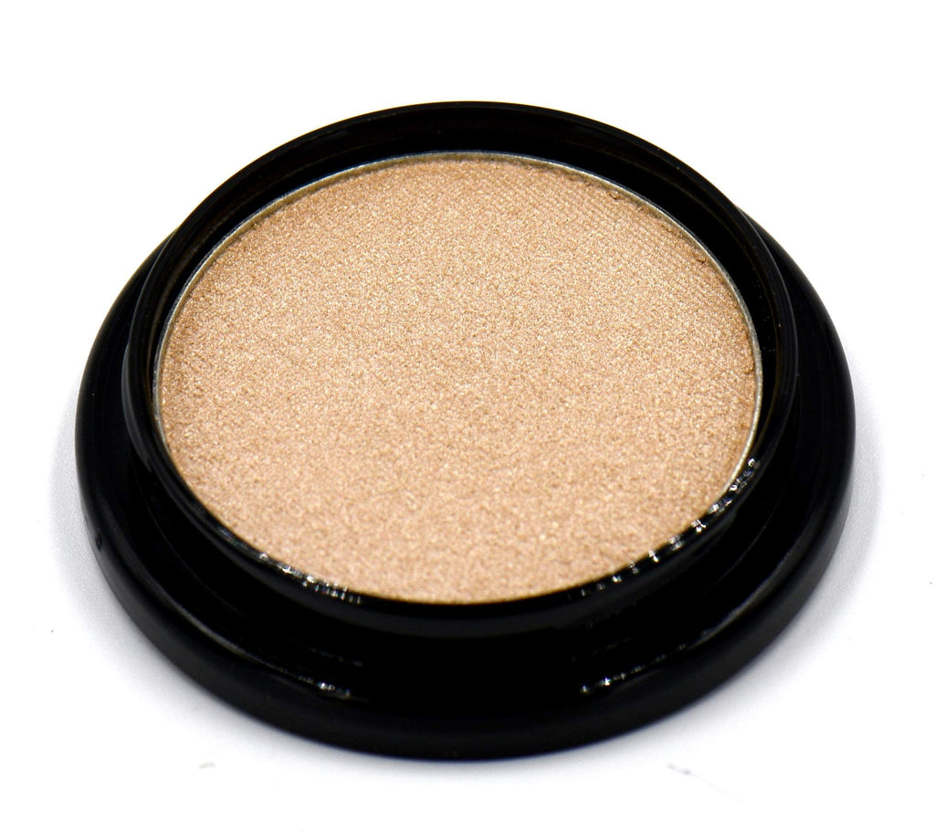 Pure Ziva Mother of Pearl Frosted White 100 Pure Ivory Nude Beige Shimmer Pressed Powder Single Vegan Eyeshadow; Talc, Paraben & Cruelty Free