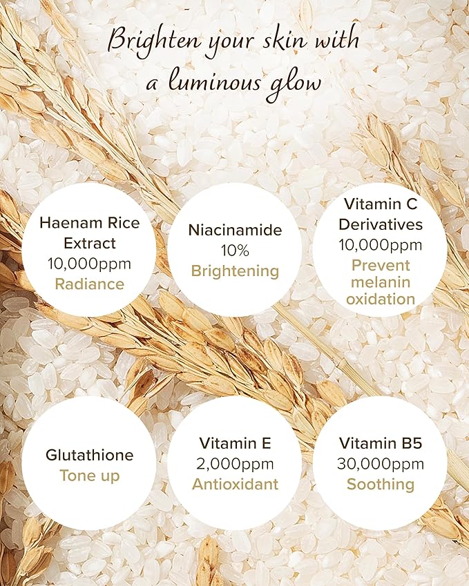 SEOUL EDITION Rice Niacinamide 10% Vitamin Serum, 2.7 fl.oz