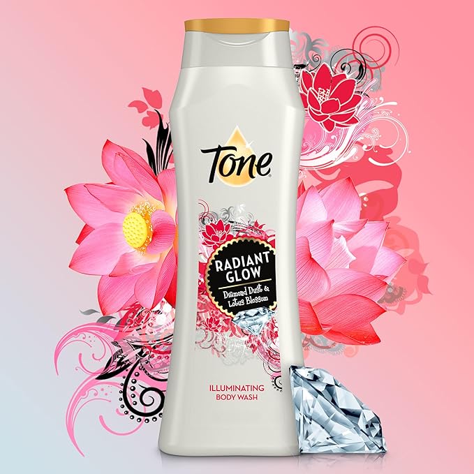 Tone Body Wash, Radiant Glow, 16 Fl Oz, 6-Pack