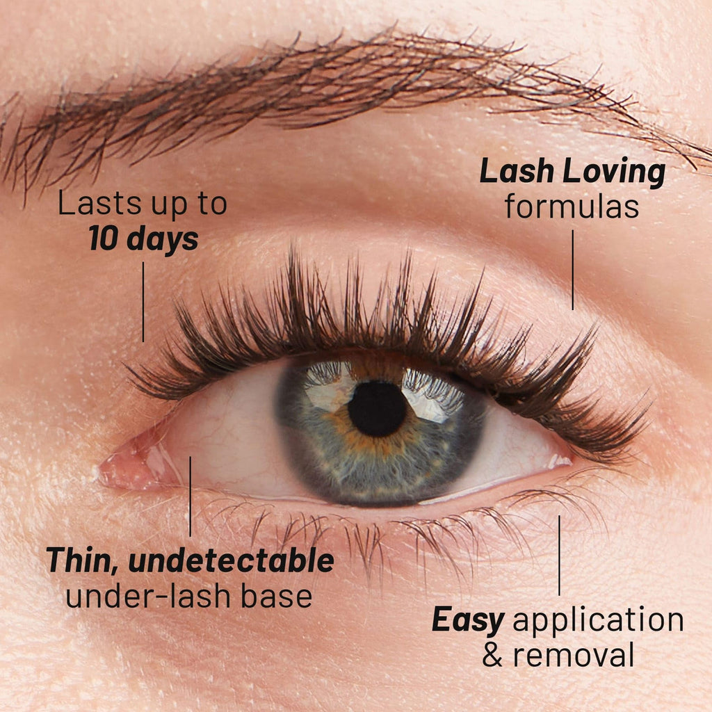 Lilac St Volume Lash Clusters for DIY Lash Extensions, Brazil, 10mm