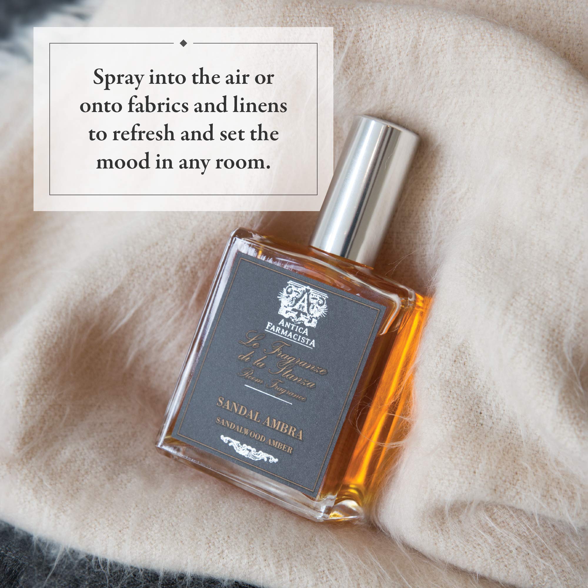 Antica Farmacista Room Spray - Elegant House Spray - Long-Lasting, Room Fragrance - Luxury Gift for Housewarming - Fig Leaf, 3.4 fl oz