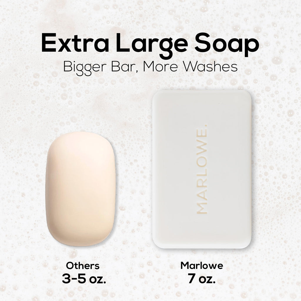 MARLOWE. Bar Soap for Men, Moisturizing Body Soap,Sage + Fir, 7 oz(12 Bars)