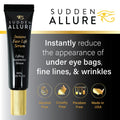 Sudden Allure Instant Face Lift Serum – Erase Under Eye Bags & Wrinkles in 60 Seconds - Firming Face & Eye Serum Cream - Instantly Tighten & Reduce Eye Bags & Crows Feet | Made in USA (10 ml, 2 Pack)