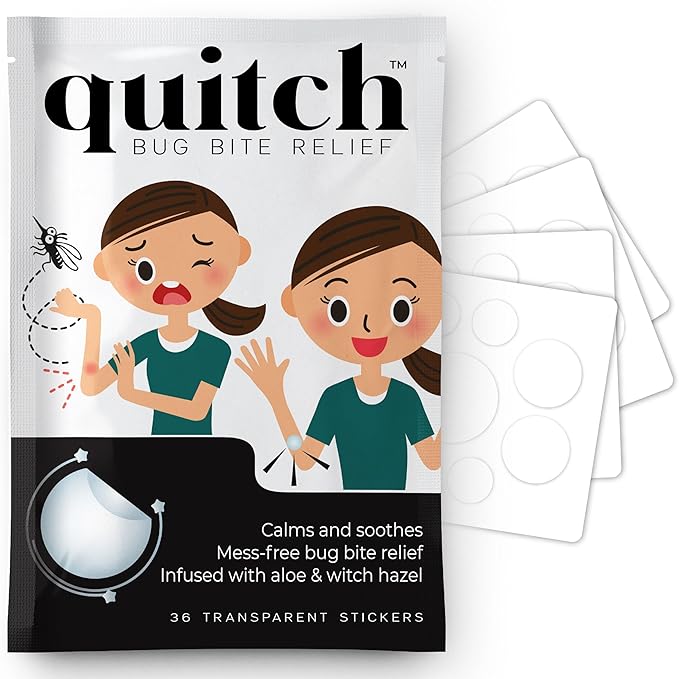 quitch Bug Bite Itch Relief Patches for Kids & Baby, Mosquito Bite Relief