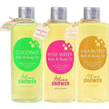 Autumn Shower Bath and Body Oil with Sweet Almond Jojoba, Shea Butter, Rose Water, Coconut Bath Oils Mother's Day Gift for Women, Multiuse Oil for Hair Dry Skin 26.4 fl oz (Pack of 3)