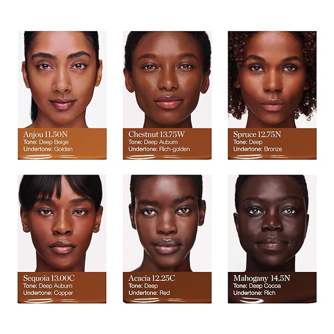 Ogee Complexion Perfecting Liquid Foundation, Deep, Red Undertones)
