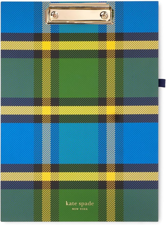 kate spade new york Clipboard Folio, Grand Plaid Duo