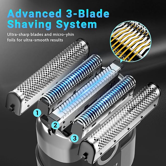 LYRSLF Foil Shavers for Men, Mini Electric Razor for Face