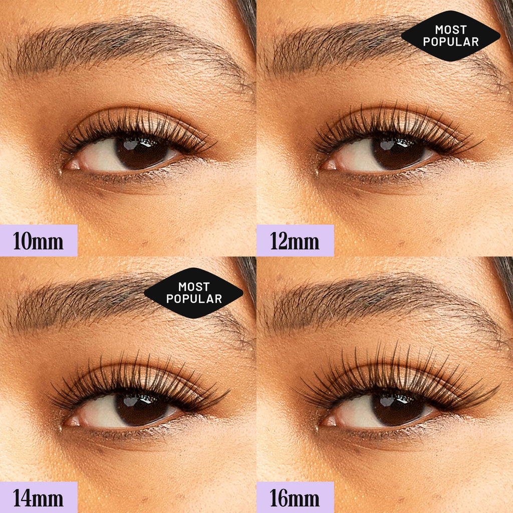 Lilac St Wispy Lash Clusters for DIY Lash Extensions, French Lace, 10mm