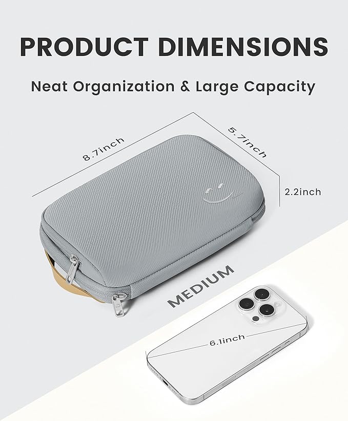 Travelkin Travel Cord Organizer, Cable Organizer For Electronic Accessories