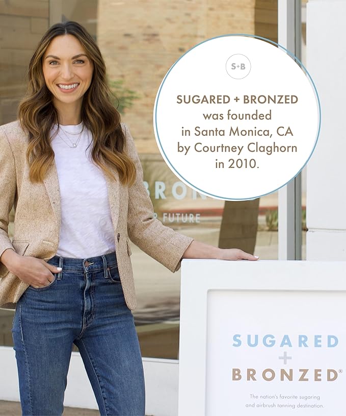 SUGARED + BRONZED Hocoba Oil, Hydrating Body Oil, Clean Formula, 8 fl oz
