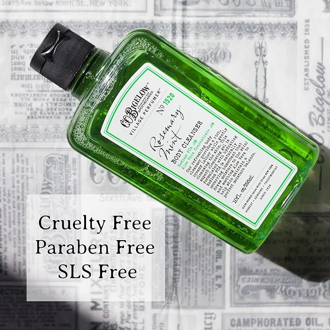 C.O. Bigelow Rosemary Mint Body Wash, 10 fl oz