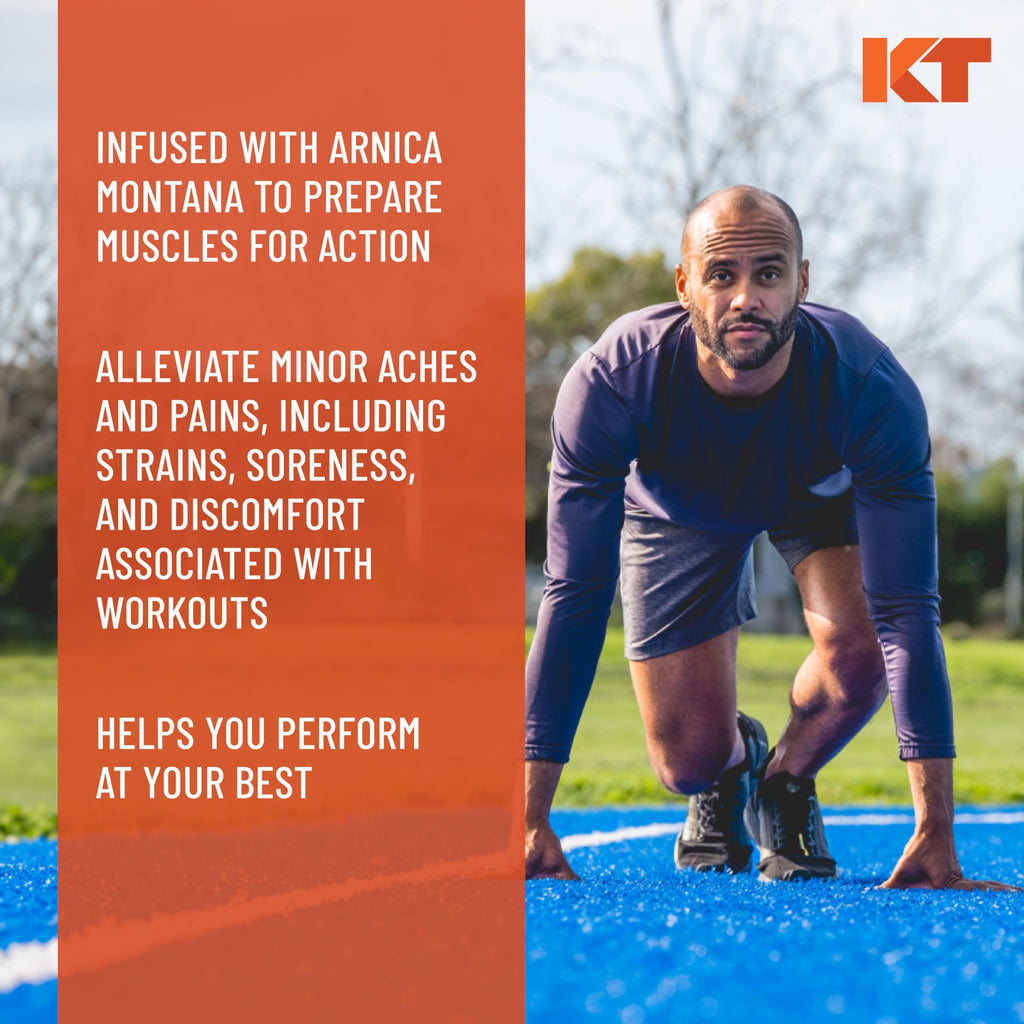 KT Health, Magnesium Cream, Activate - Warms & Loosens Tight Muscles - Use Pre-Workout to Reduce Stiffness