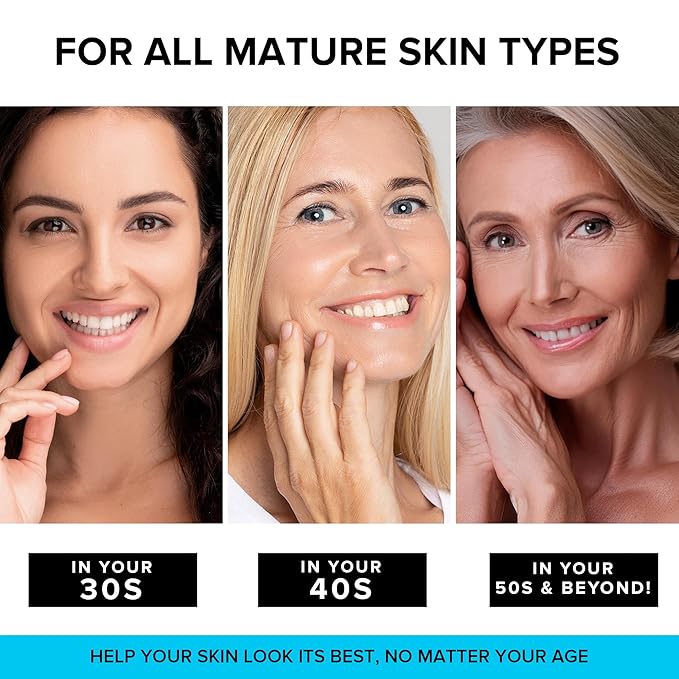 Anti-Aging Face Moisturizer with Retinol, Collagen & Hyaluronic Acid - Moisturizer Face Cream for Women & Men - Visibly Firming & Hydrating Neck Cream - Day & Night Skin Care - 1.7 fl oz