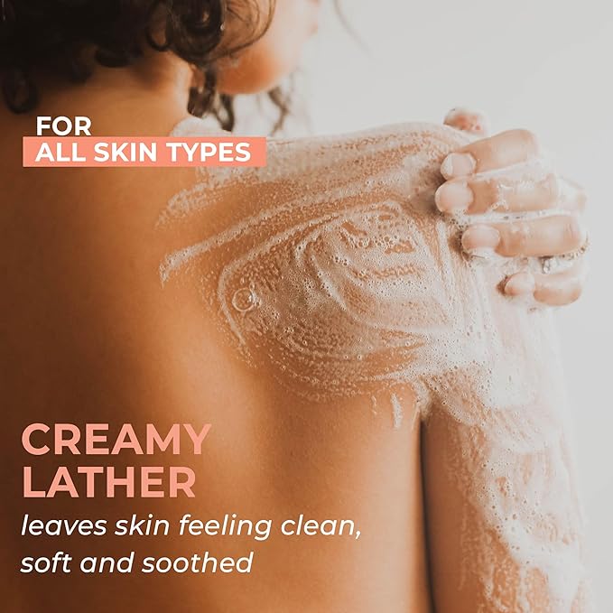Vanilla Coconut Shower Gel Body Wash - USA Made with Organic Ingredients