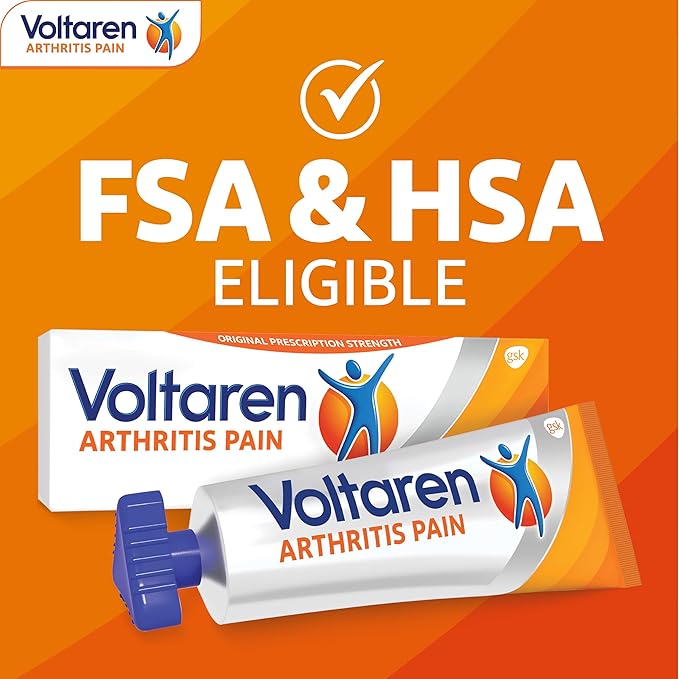 Voltaren Arthritis Pain Gel, Diclofenac Pain Relief Cream, 100 g, 2 Pack