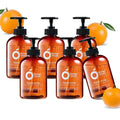 ORANGE HOUSE Natural Liquid Hand Soap, Cold-Pressed Orange Oil, 6 Pack