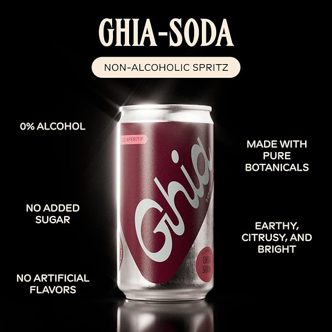 Ghia Non-Alcoholic Apéritif 500ml + Le Spritz Variety 12-Pack Bundle