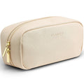 VLANDO Makeup Bag with Separate Pocket for Beauty Tools,White