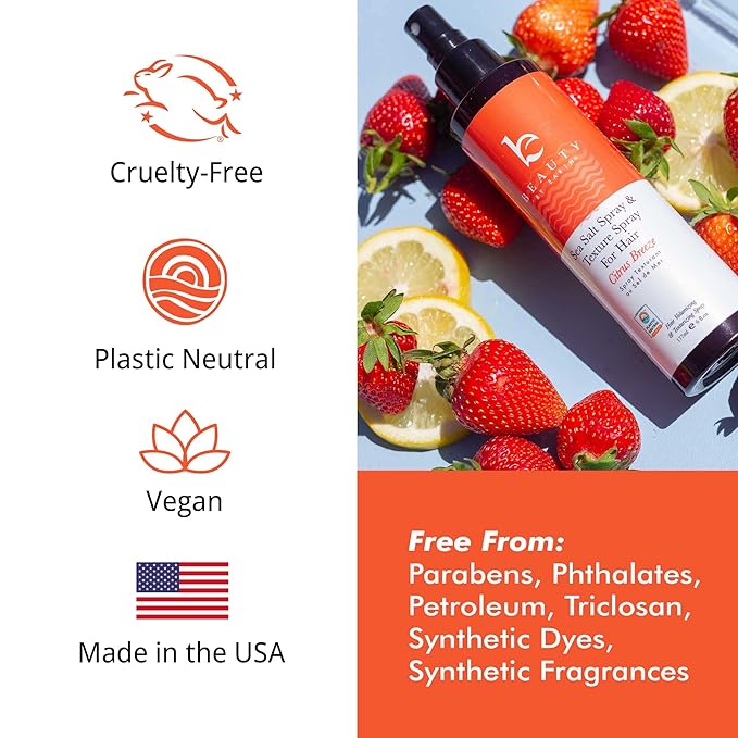 Sea Salt Spray - Aloe-Enhanced Texture Spray, Beach Waves without Dryness