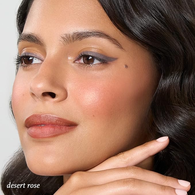 Julep Skip The Brush Cream to Powder Blush Stick - Desert Rose - 2-in-1 Cream Blush and Lip Color Stick - Blendable, Buildable Cheek Formula, No Brush Required, Cruelty-Free, For All Skin Types
