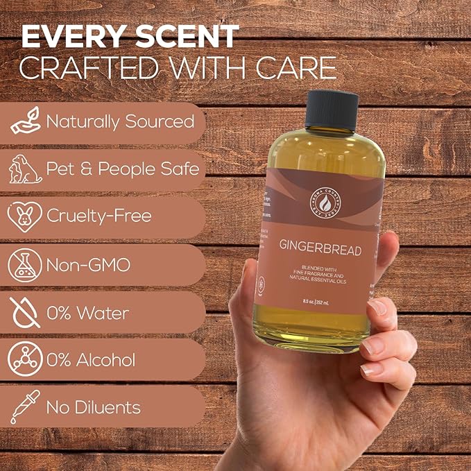 Aroma Country Gingerbread Luxury Diffuser Oil Refill (8.5 Fl Oz)