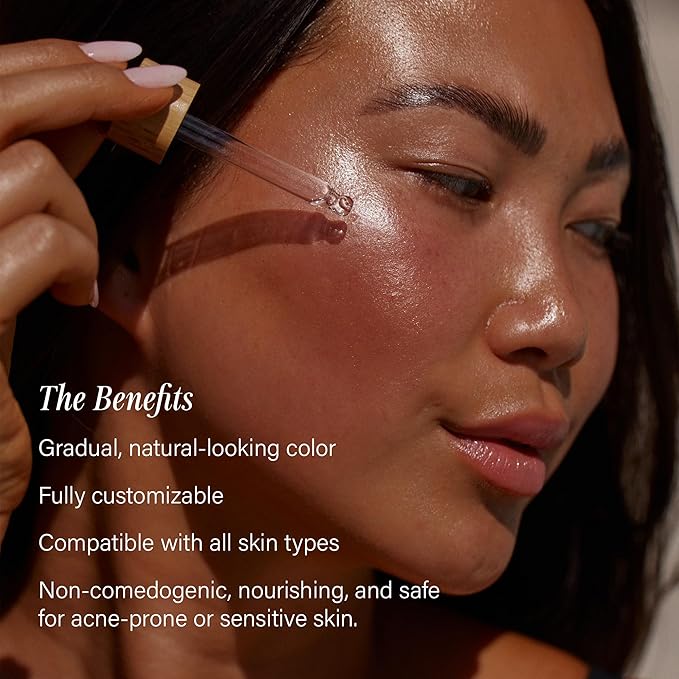 + Lux Unfiltered - N°12 Sun Struck Bronzing Face Tanning Drops - Classic