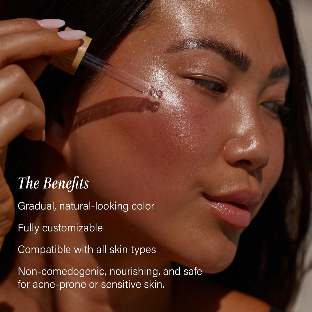 + Lux Unfiltered - N°12 Sun Struck Bronzing Face Tanning Drops - Classic