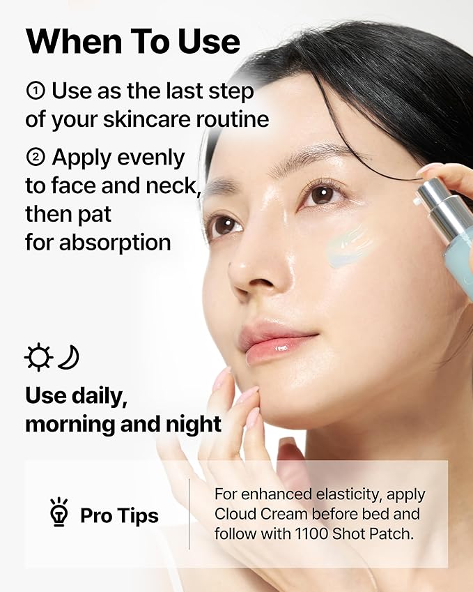 CHARDE Cloud Cream | Korean Gel Moisturizer for Face & Neck | Bioactive Cell Complex + 5-Way Cica + Niacinamide + Adenosine | Pore-Refining, Skin-Firming, Lightweight Daily Cream | 1.69 fl oz