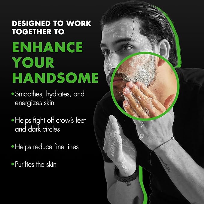 Tiege Hanley Revitalization Men's Skin Care Set, 30-Day, 7 Piece Kit