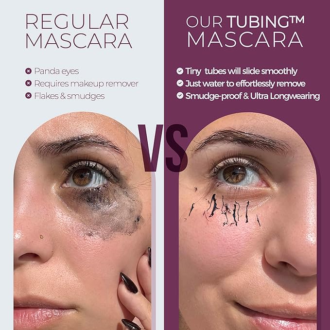 blinc Lash Extension Tubing Mascara, Lengthening & Defining, Dark Brown