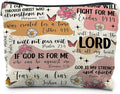 RYYCDOI Bible Verse Scripture Christian Makeup Bag, Bible Study Supplies for Women, Faith Gifts, Religious Accessories