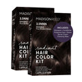 Madison Reed Radiant Hair Color Kit - 3.5NNN Darkest Brown-Black (Ravenna Brown), Permanent Hair Dye for Resistant Grays, 100% Gray Coverage | PPD-Free & Ammonia-Free, 2 Pack