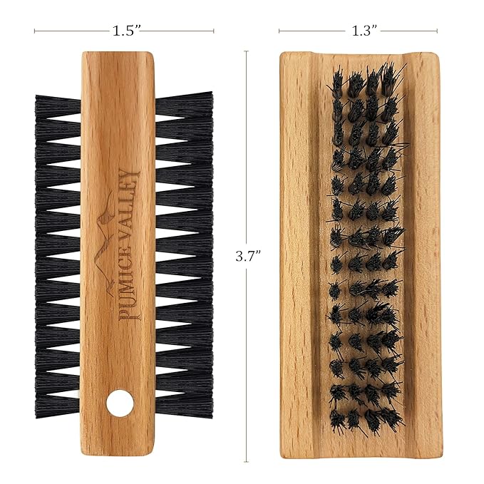 Wooden Cleaning Finger Nail Scrub Brush for Polishing Fingernails Toenails