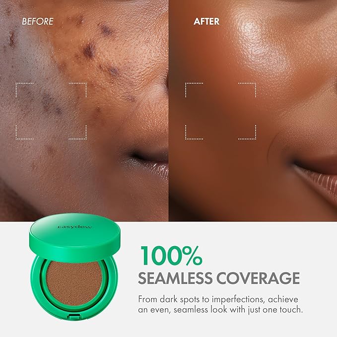 Easydew Mela B Toning Ampoule Cushion Foundation Skin Care (#33 Almond)