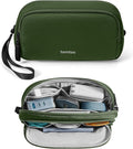 tomtoc Electronic Organizer Travel Case, Dual Compartment Tech Organization