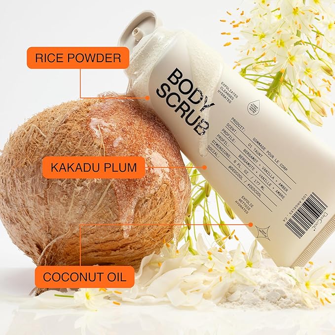 DedCool, Body Scrub, Xtra Milk, Gentle Exfoliating Formula, Full Size