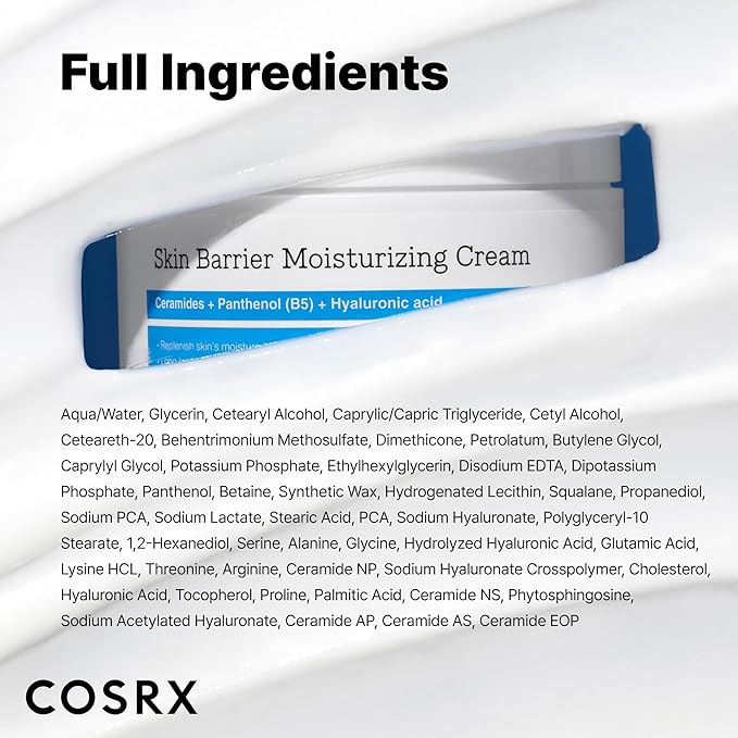 COSRX 100-Hour Hydration Ceramide Body Cream, Non-Greasy, 15.2 fl oz